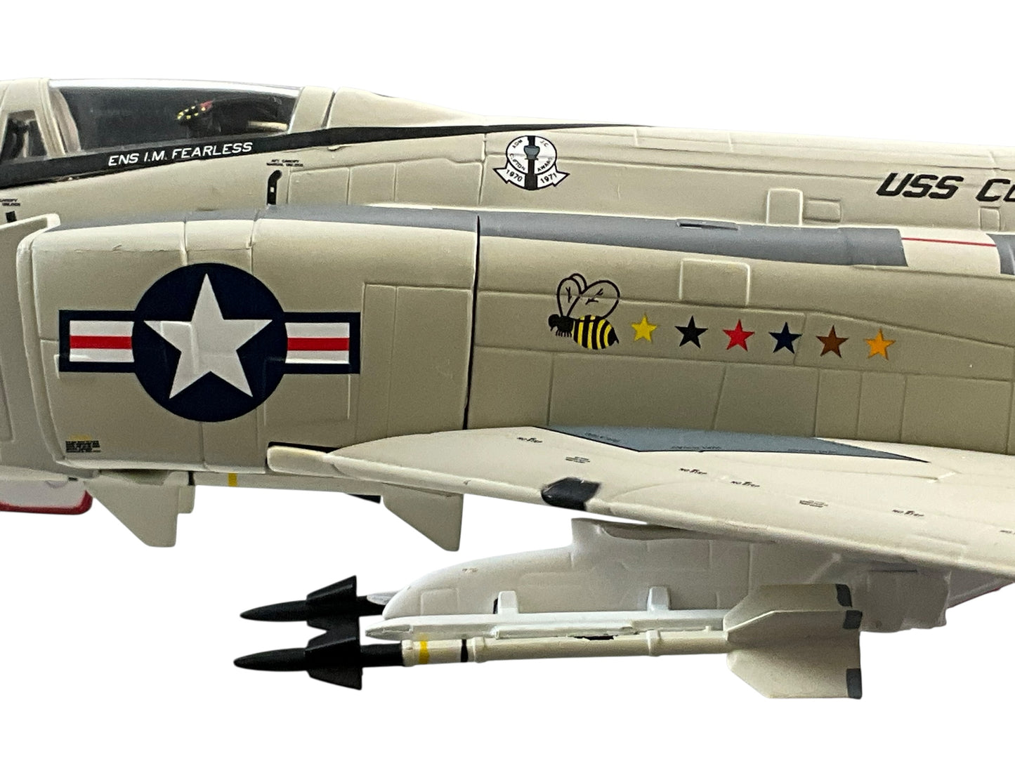 1/48 Armour/Franklin Mint (B11B553/98233) McDonnell Douglas F4J  Phantom II (155800 / 100) "Showtime100" flown by Lt.Cunningham & Lt.Driscoll "U.S.S.Constellation" VF96 "Fighting Falcons" U.S.Navy, 1972 Vietnam War(Limited Edition)