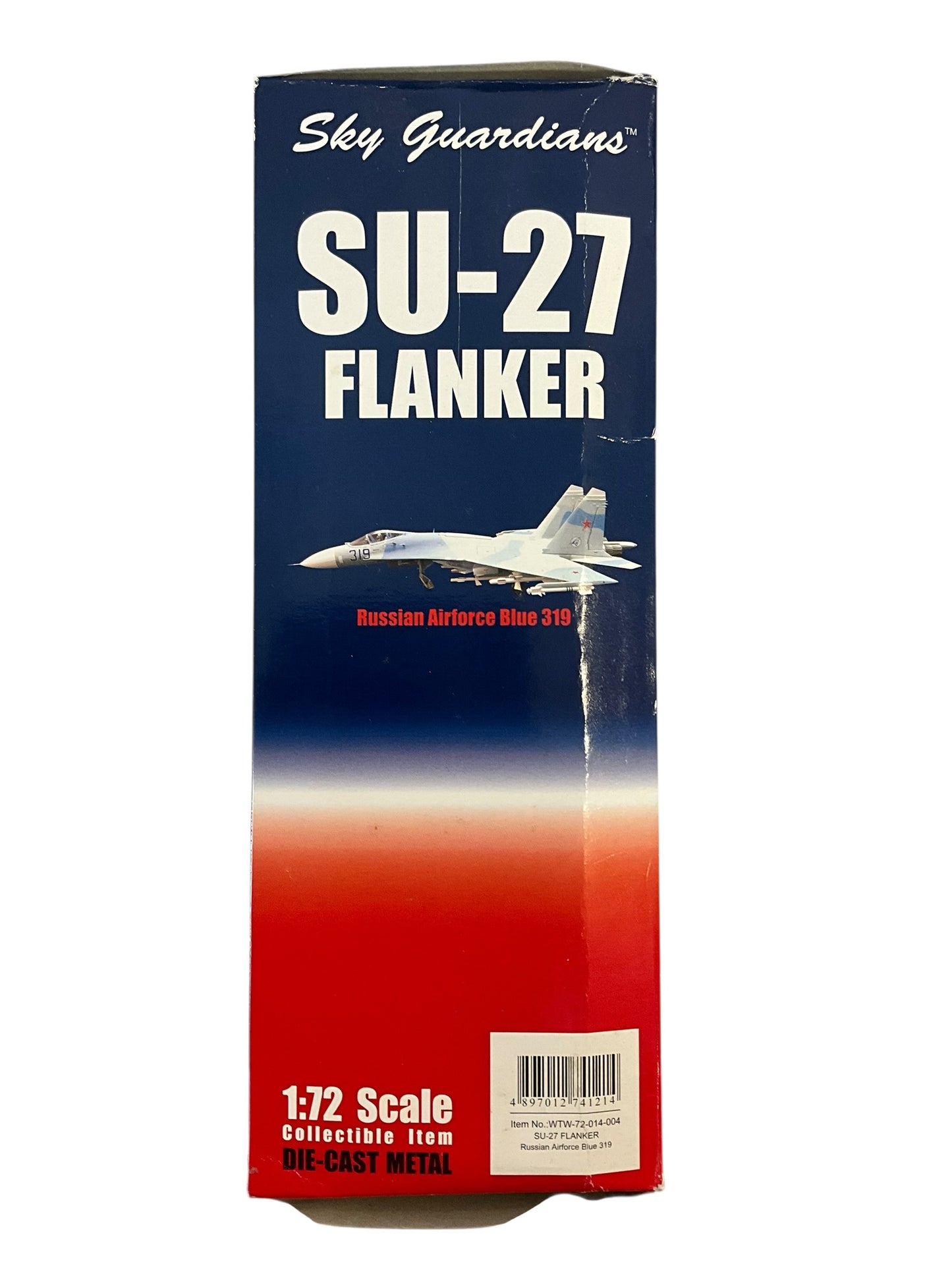 1/72 (Witty Wings) Sky Guardians (WWT-72-014-004) Sukhoi SU27 Flanker-B (Blue 319) 3-Tone Blue Camo, Soviet Air Force (Limited Edition)