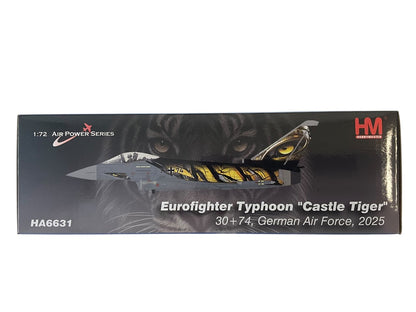 1/72 HobbyMaster (HA6631) EuroFighter EF2000 Typhoon-S (30+74) "Castle Tiger" Tactical Air Wing 74 (TaktLwG 74) "Bavarian Tigers" Deutsche Bundes Luftwaffe (Limited Edition)