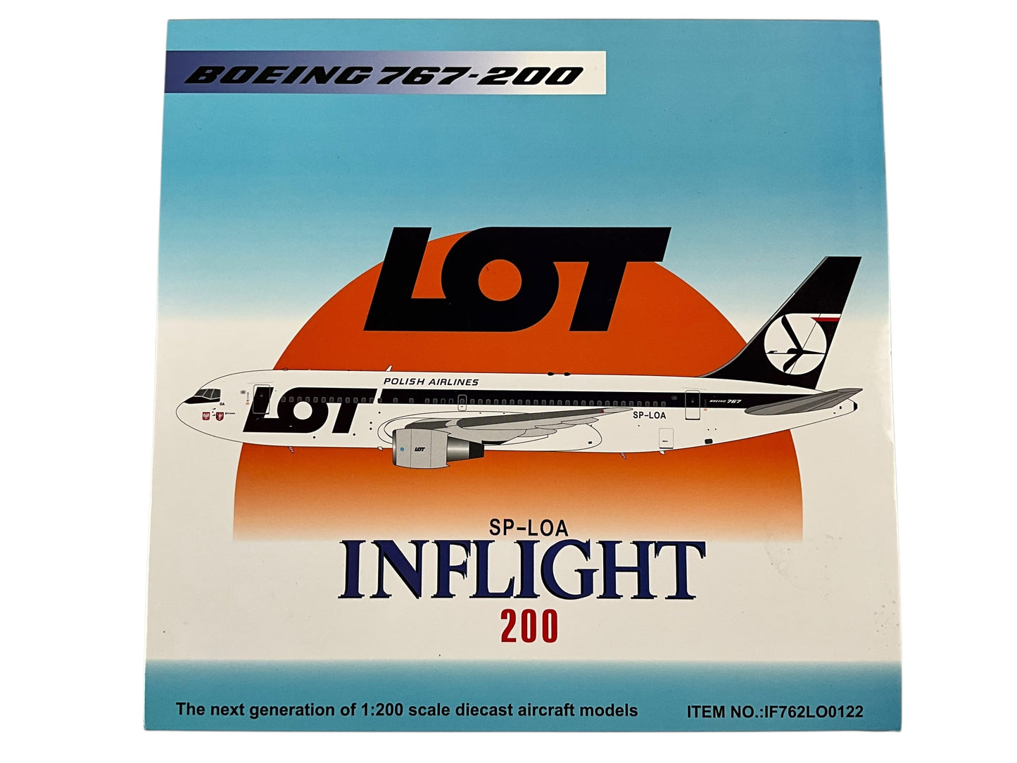 1/200 Inflight200 (IF762LO0122) Boeing B767-25DER (SP-LOA) LOT Polish Airlines (Limited Edition) 2022 Release