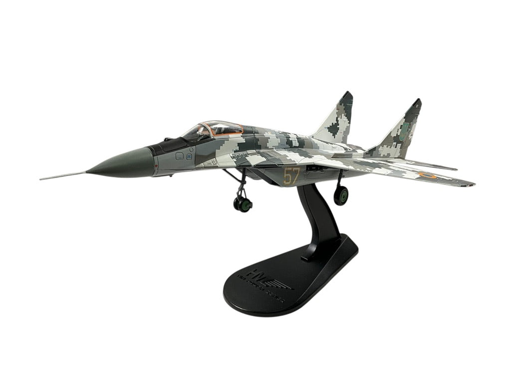 1/72 Hobbymaster (HA6518) Mikoyan MiG29 (9-13) Fulcrum-C (No.57) Winter Digital Camoflage Ukraine Air Force (Limited Edition)