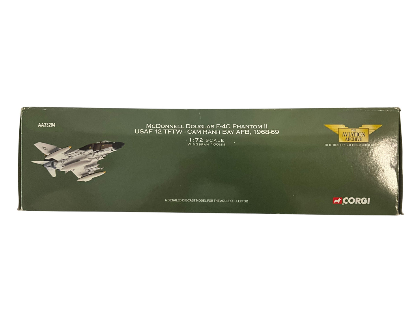 1/72 Corgi (AA33204) McDonnell Douglas F4C Phantom II ( #40-816  c/n) "Annette" flown by General Buck Shuler Jr. & Major Bill Reed, Cam Ranh Bay AB, South Vietnam 1968-69, 558th TFS, 12th TFW U.S.A.F. (Limited Edition of 5000)