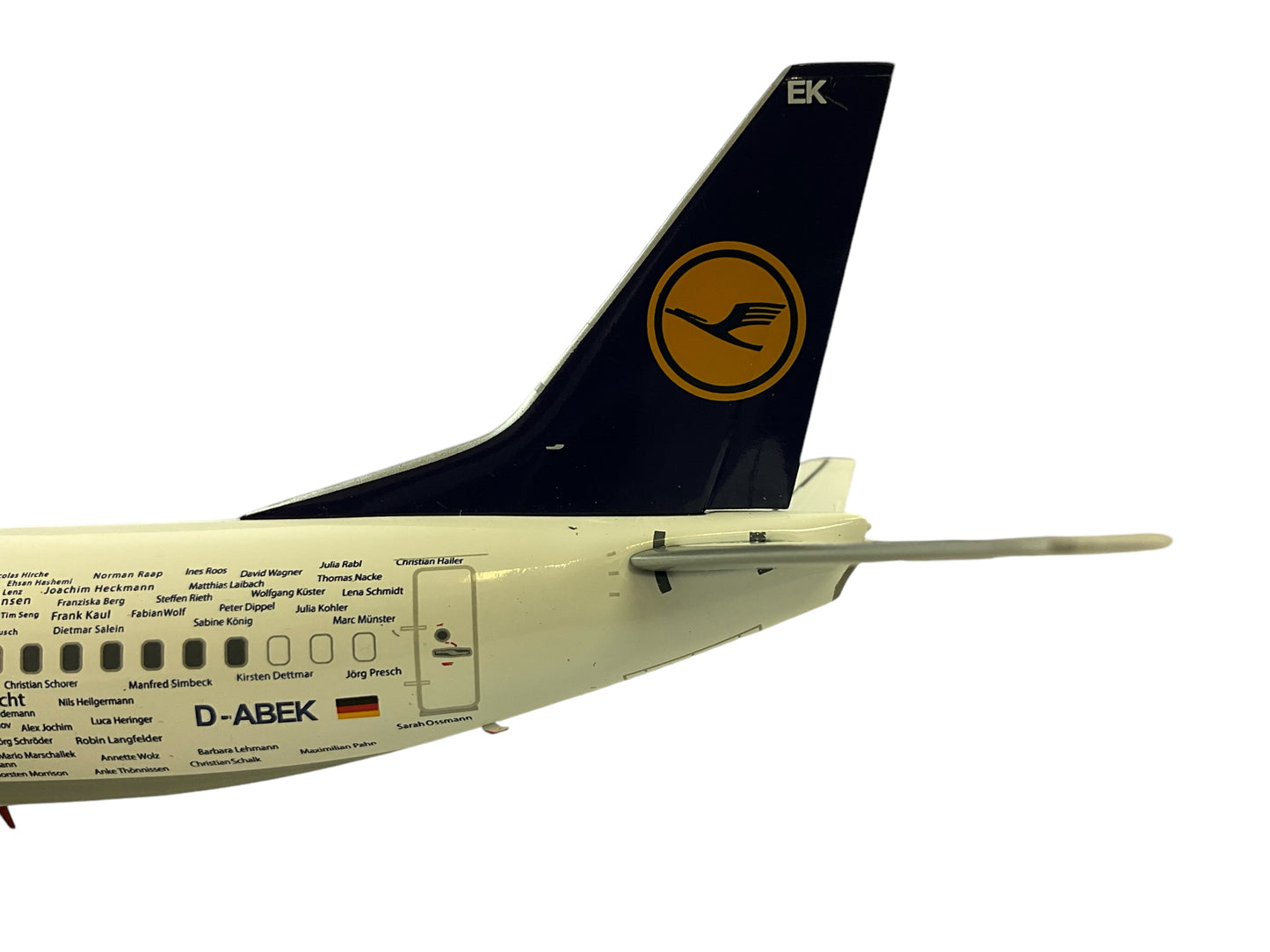 1/200 JC200 (EW2733001) Boeing B737-300 (D-ABEK) "Fanhansa" DLH 6th Livery Lufthansa (Limited Edition)