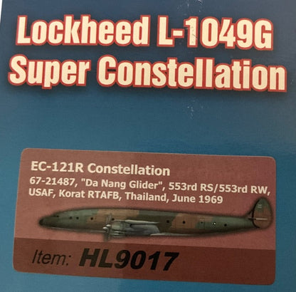 1/200 HobbyMaster (HL9017) Lockheed EC-121R Constellation (67-21487) "Da Nang Glider" June 1969, Korat RTAFB, Thailand, 553rd RS, 553rd RW. U.S.A.F. (Limited Edition of 500)