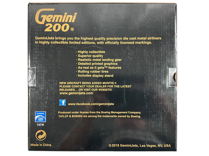 1/200 Gemini200 (G2BOE723) Boeing B747-400LCF Dreamlifter (N747BC) The Boeing Company (Limited Edition) 2018 Release