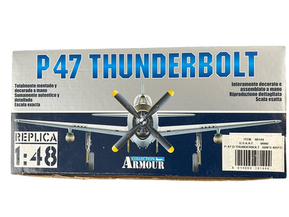 1/48 Armour/Franklin Mint (98144) Republic P47D Thunderbolt (227316) "CHIEF-SKI-U-MAH II" flown by Lt. D.E. Buholz "Chief of the Sioux" 509FS 405FG U.S.A.A.F. (Limited Edition)