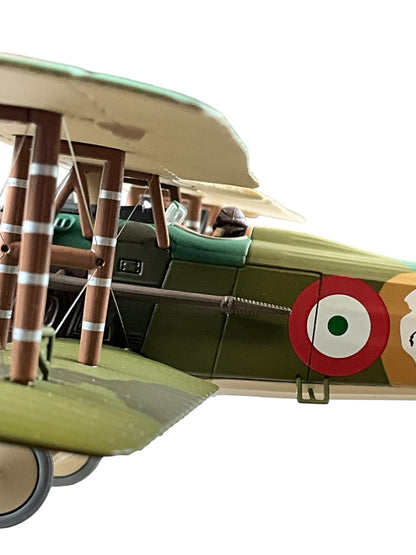 1/48 Corgi (AA37907) Spad XIII (S2445) flown by Major Francesco Baracca (34 Kills) "Italy's Ace of Aces" 91a Squadriglia Italian Army Air Force 1918 (Limited Edition #0742 of Only 1000)