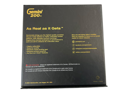 1/200 Gemini200 (G2ACA999) Airbus A220-300 (C-GNBN) ACA "Retro TCA Livery" Air Canada (Limited Edition) 2021 Release