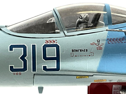 1/72 (Witty Wings) Sky Guardians (WWT-72-014-004) Sukhoi SU27 Flanker-B (Blue 319) 3-Tone Blue Camo, Soviet Air Force (Limited Edition)
