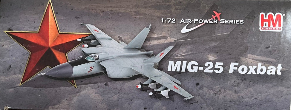 1/72 Hobbymaster (HA5606) Mikoyan MiG25PD Foxbat (Red 49) Vaislkov 1995, 146th Fighter Regiment, Ukraine Air Force (Limited Edition)