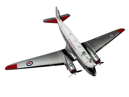 1/200 Inflight200 (IFDC3RCAF33) Douglas C47 (DC3) Dakota (12933) 1980's "Polished Aluminum, White & Day Glo Lightning Bolt Livery" Canadian Armed Forces (Limited Edition of ONLY 180) 2026 Release