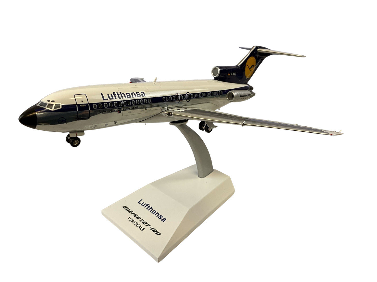 1/200 (Inflight200) J-Fox (JF-727-1-004P) BOEING B727-100 (D-ABIZ) ""Gelsenkirchen" 5th Livery Lufthansa (Limited Edition)