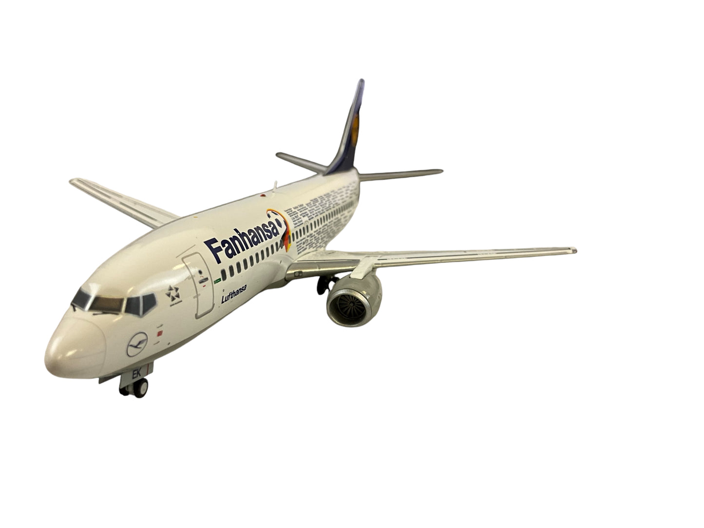 1/200 JC200 (EW2733001) Boeing B737-300 (D-ABEK) "Fanhansa" DLH 6th Livery Lufthansa (Limited Edition)