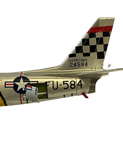 1/72 HobbyMaster (HA4312) North American F86F Sabre (52-4584) "Mig Mad Marine" of Major John Glenn (3rd Mercury Astronaut) 25th FS Suwon AB Korea 1953 U.S.A.F. (Limited Edition of Only 600)