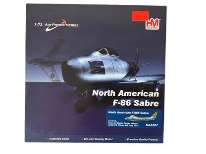 1/200 HobbyMaster (HA4307) North American F86F Sabre (FU513) flown by Major James Jabara (22 Kills) 334 FS U.S.A.F. Kimpo AB,  South Korea July 1953 (Limited Edition of Only 500)