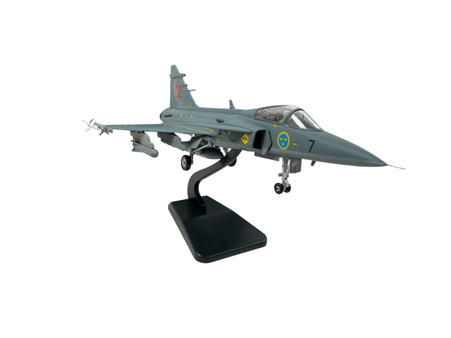 1/72 Aviation72 (AV72-43-001) Saab JAS39C Gripen (7/02) F7 Skaraborg Air Wing, Swedish Air Force (Limited Edition of 1068) 2015 Release