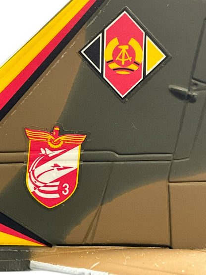 1/48 Franklin Mint/Armour (B11B605) Mig29A Fulcrum (604) DDR "Last Flight" GDR JG 3 Mig-29 Fulcrum, Pilot: Wladimir Komaroff, Luftstreitkräfte der Nationalen Volksarmee [LSK], East German Air Force (Limited Edition)
