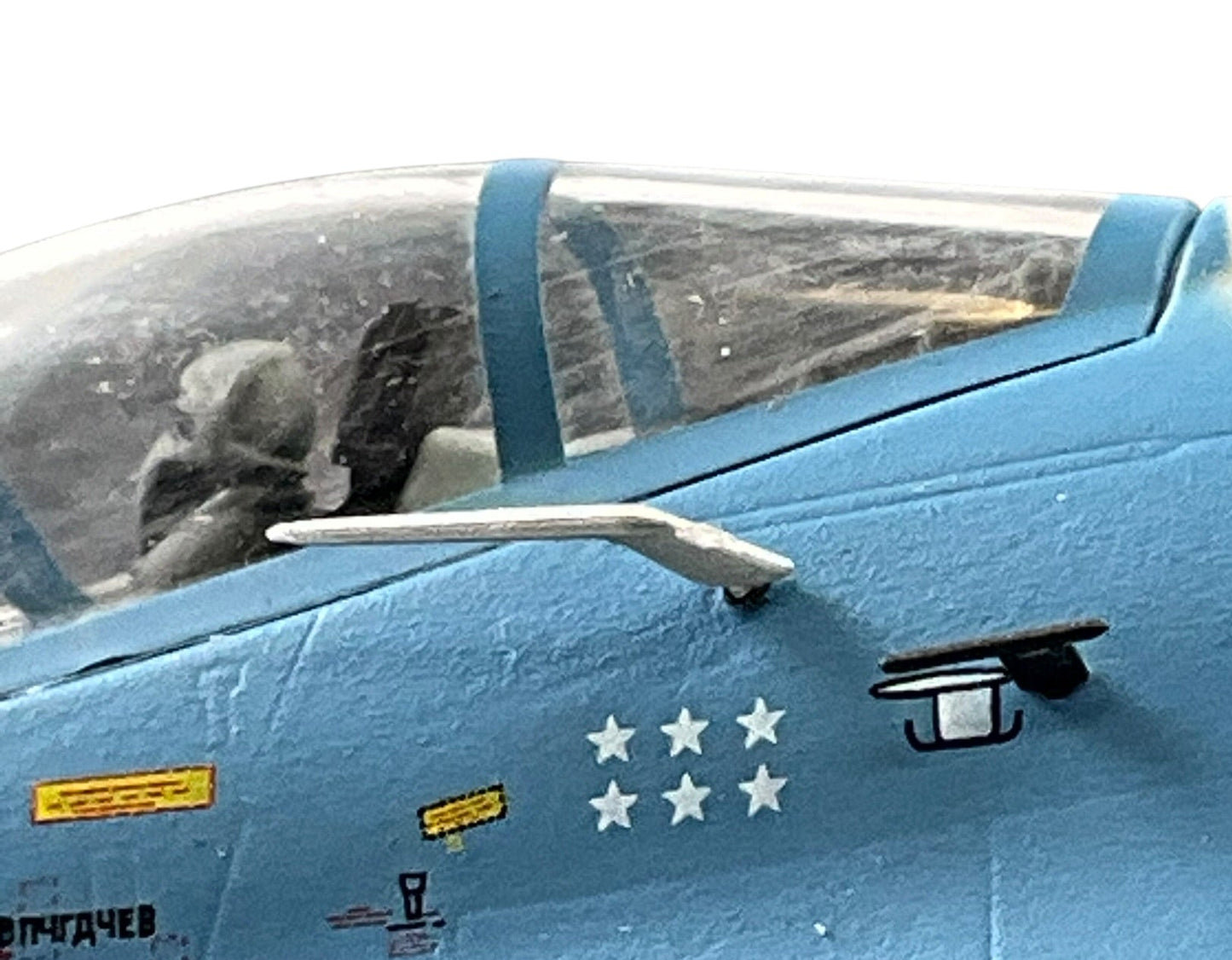 1/72 (Witty Wings) Sky Guardians (WTW-72-014-005) Sukhoi SU27 Flanker-B (Red 07) "Evil Eye" 3-Tone Blue Splinter Pattern Camo, Russian Air Force (Limited edition (Limited Edition)