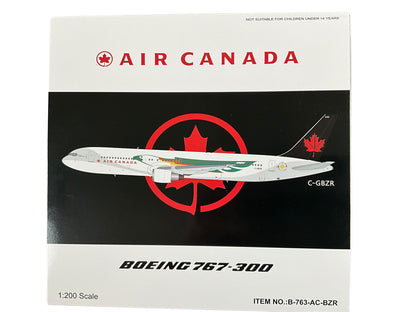 1/200 (Inflight200) B-Models (B763ACBZR) Boeing B767-300ER (C-GBZR) "Free Spirit - Experience Aboriginal Culture" 4th ACA Livery w/Ptarmigan, Air Canada (Limited Edition)
