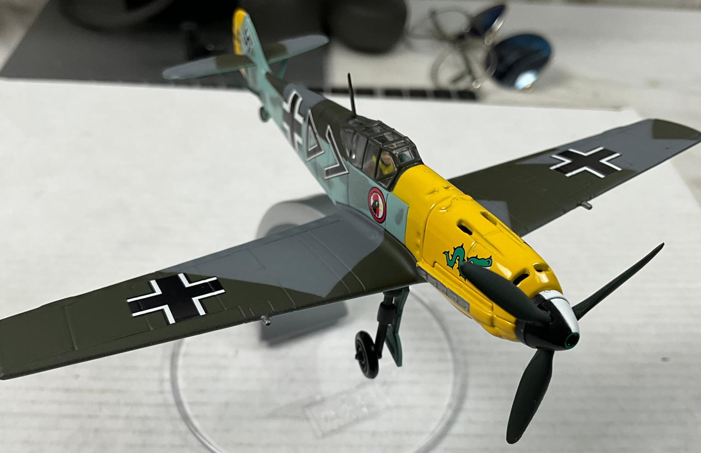 1/72 Corgi (49201) Messerschmitt Bf109E flown by Hauptmann Hans "Vati" von Hahn JG3 "Udet" Drittes Reich Luftwaffe (Limited Edition) 2000 Release