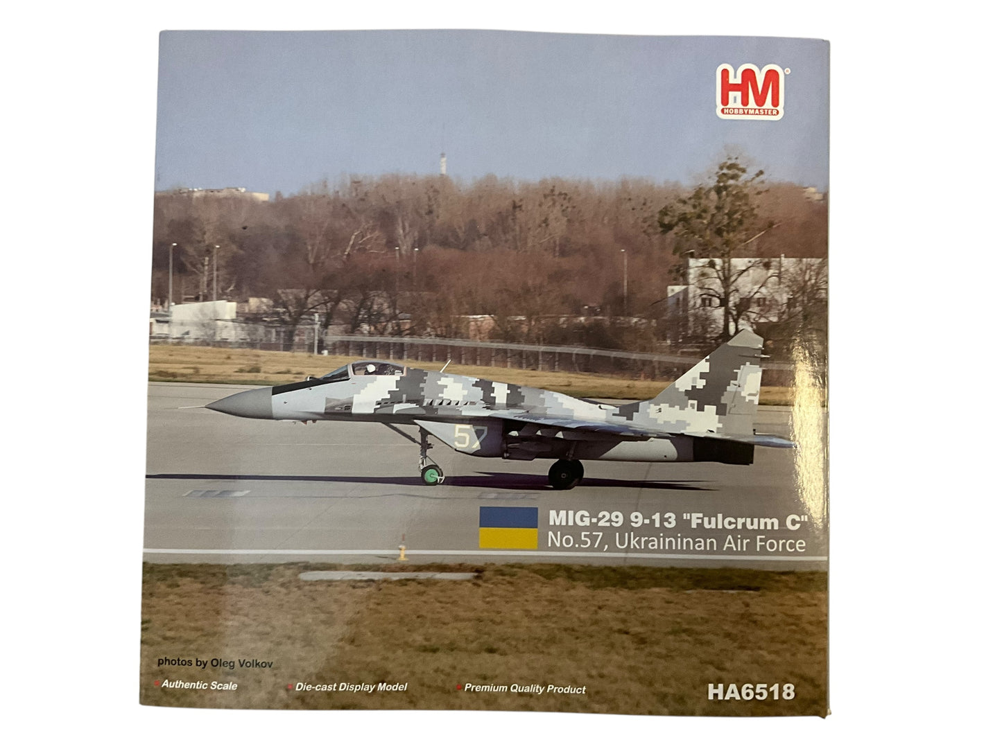 1/72 Hobbymaster (HA6518) Mikoyan MiG29 (9-13) Fulcrum-C (No.57) Winter Digital Camoflage Ukraine Air Force (Limited Edition)