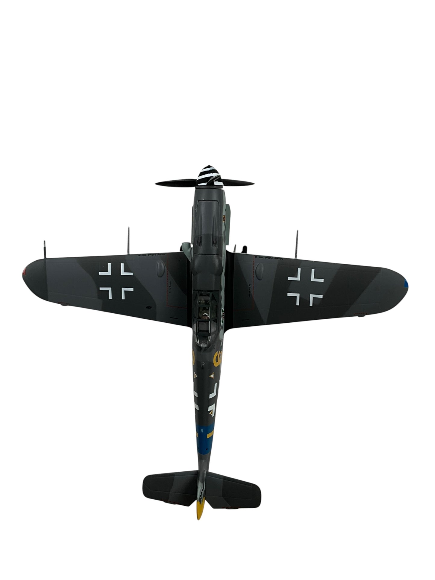 1/72 Witty Wings (WTW72-003-007) Messerschmitt Bf109G-6 (Yellow 6) flown by Obfw. Heinrich Bartels, II/J27, JG54, WWII, Drittes Reich, Luftwaffe (Limited Edition)