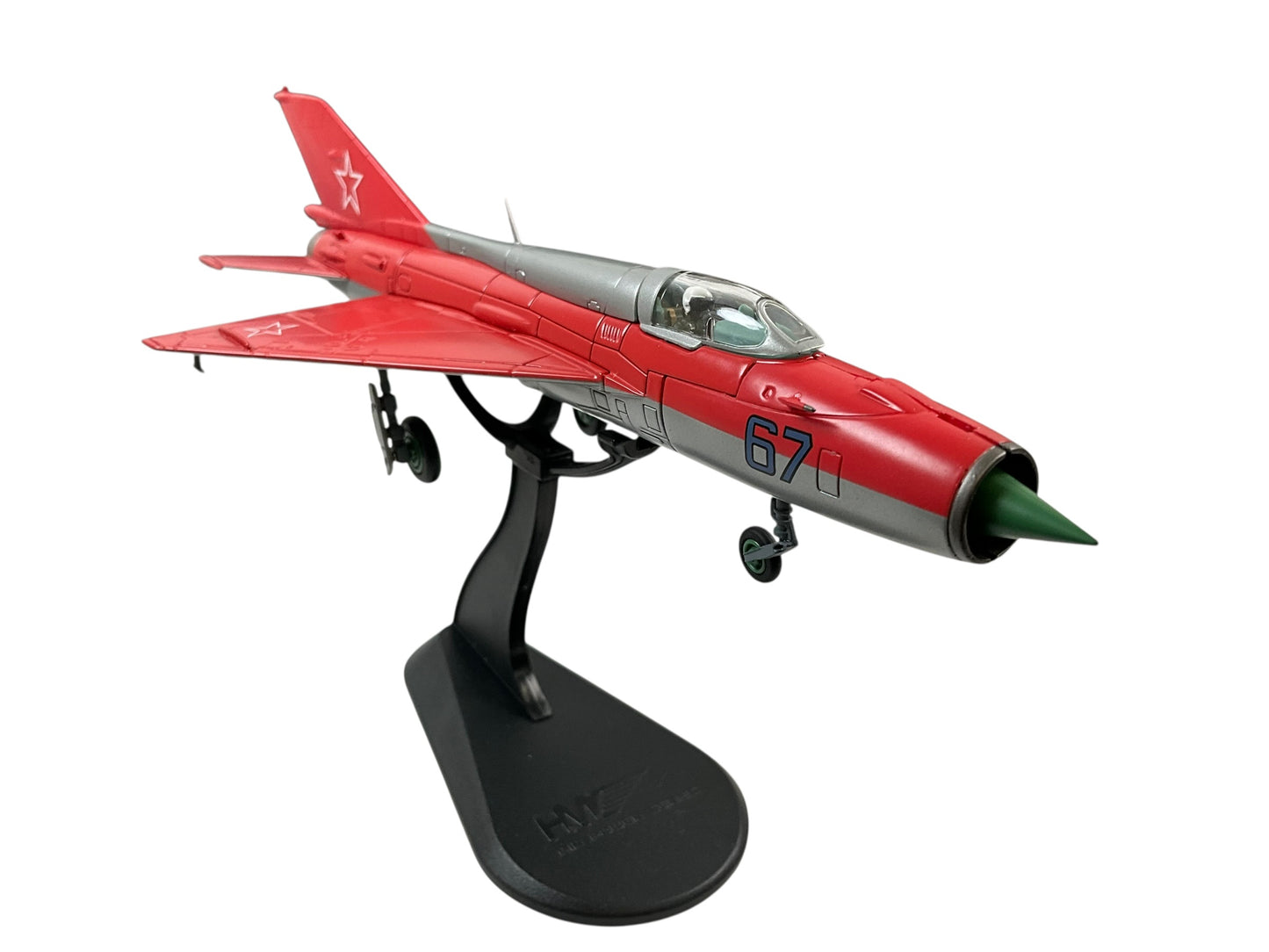 1/72 HobbyMaster (HA0189) Mikoyan MiG21PFM Fishbed (Black 67) "Aerobatic Team" Kubinka AFB 1967 Soviet Air Force (Limited Edition)