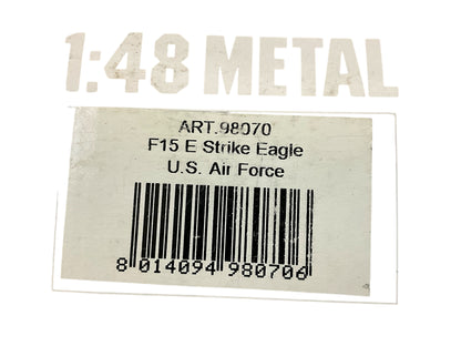 1/48 Armour/Franklin Mint (98070) McDonnell Douglas F15E Strike Eagle European camo Livery - Prototype Strike Eagle - U.S.A.F. (Limited Edition)