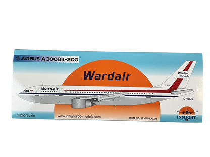 1/200 Inflight200 (IF300WD0225) Airbus A300B4-203 (C-GIZL) "Herbert Kollich Kenyon", with Painted "Grey" Belly, Wardair Canada (Limited Edition of Only 144)