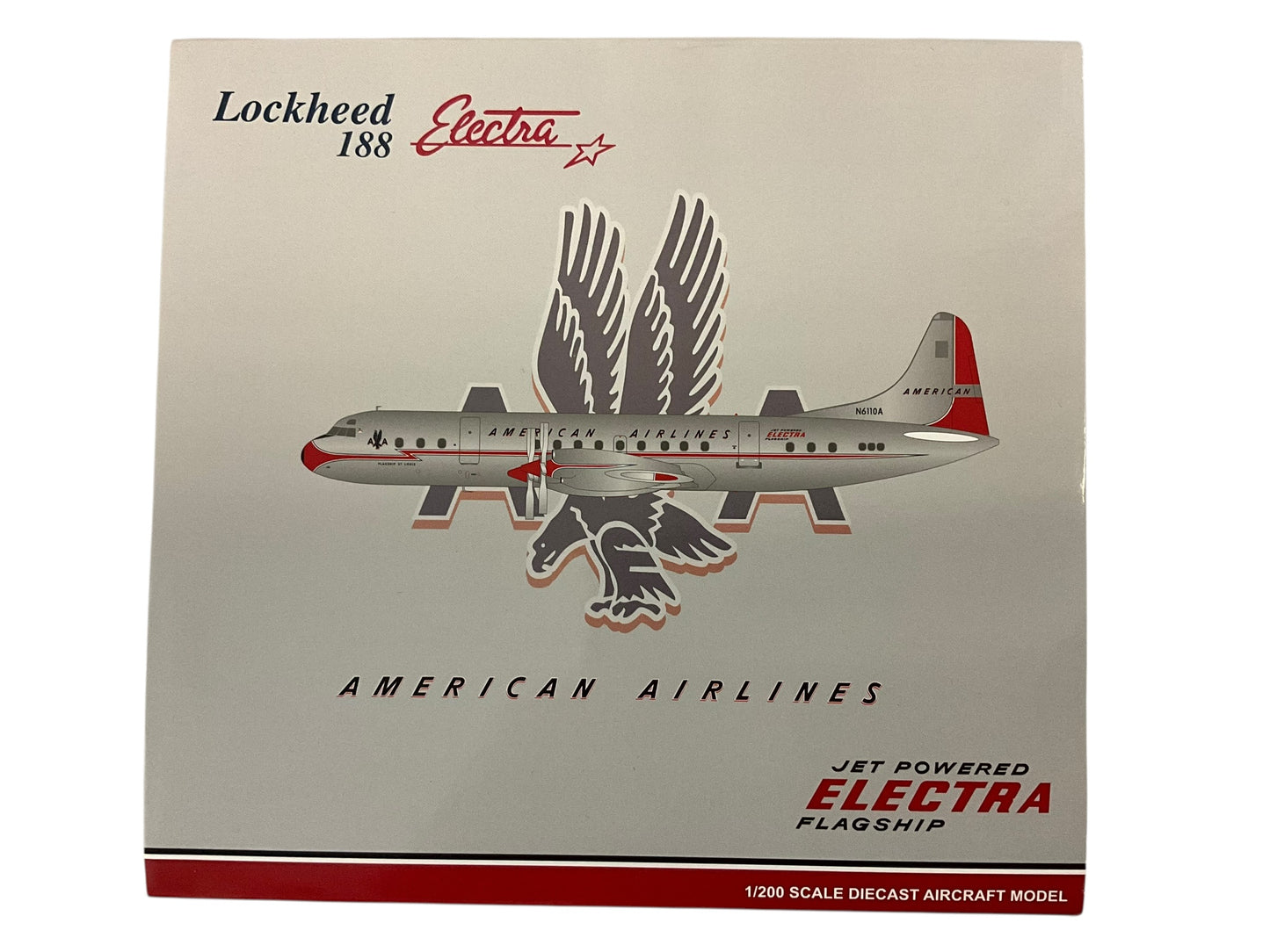 1/200 JC Wings (XX2388) Lockheed L188 Electra (N6110A) "Flagship St Louis" American Airlines (Limited Edition)