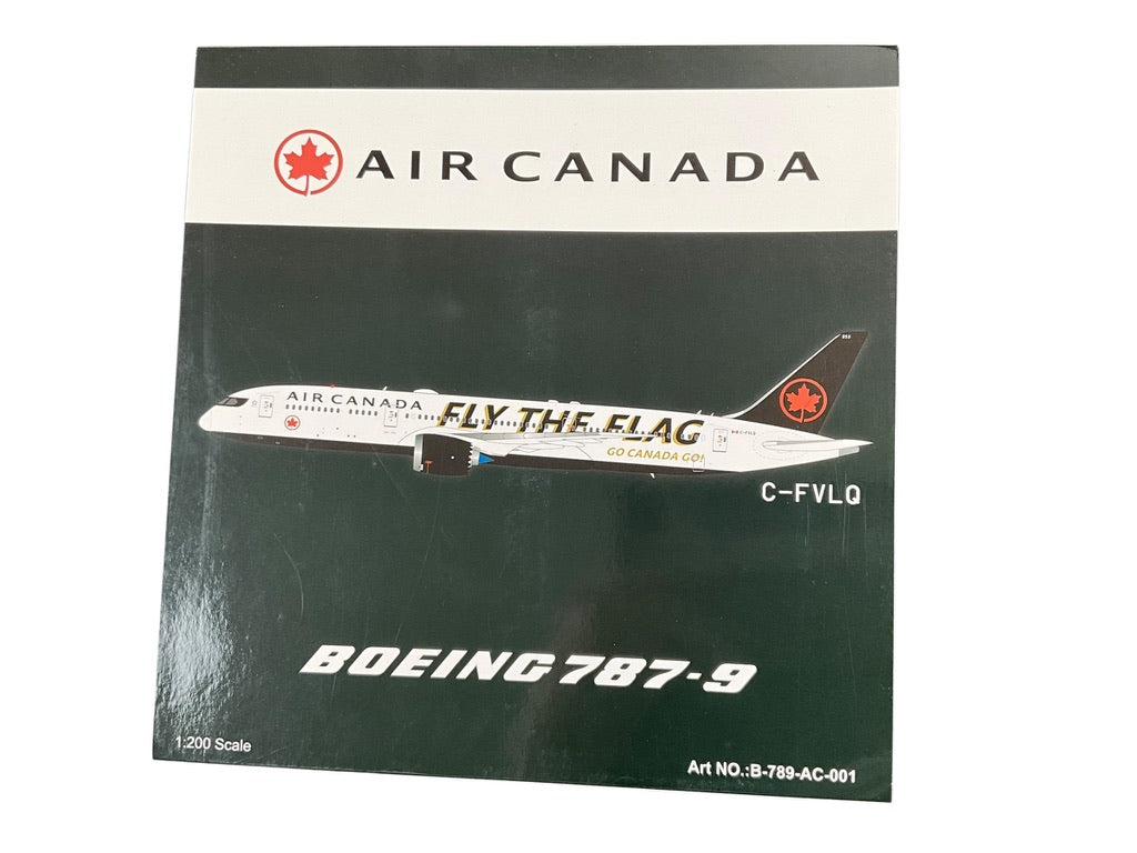 1/200 (Inflight200) B-Models (B-789-AC-001) Boeing B787-9 DreamLiner (C-FVLQ) "FLY THE FLAG" 6th ACA Livery, Air Canada (Limited Edition)
