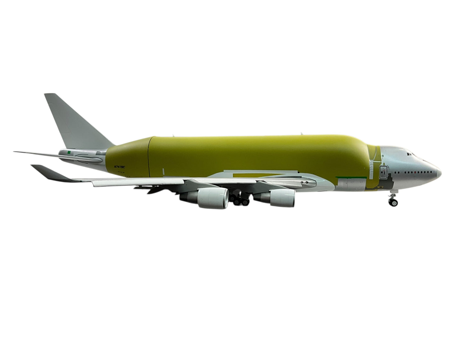 1/200 J C Wings (LH2166A) Boeing B747-400LCF Dreamlifter (N747BC) Flaps Down "Green Zinc Chromate Primer Livery" The Boeing Company (Limited Edition)