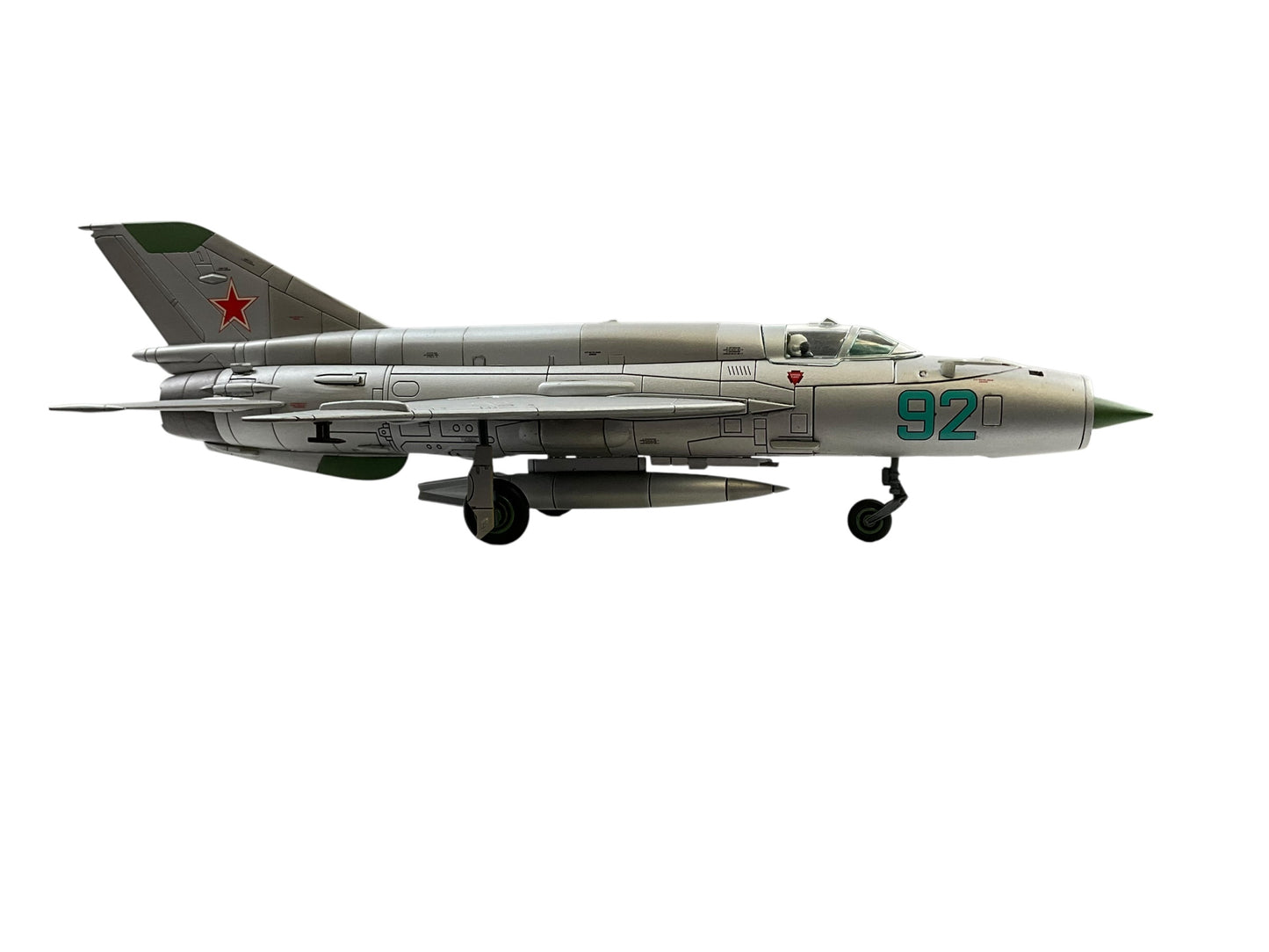 1/72 HobbyMaster (HA0125) Mikoyan MiG21SMT Fishbed (Blue 92) "Hump Back" Soviet Air Force (Limited Edition of Only 2000)
