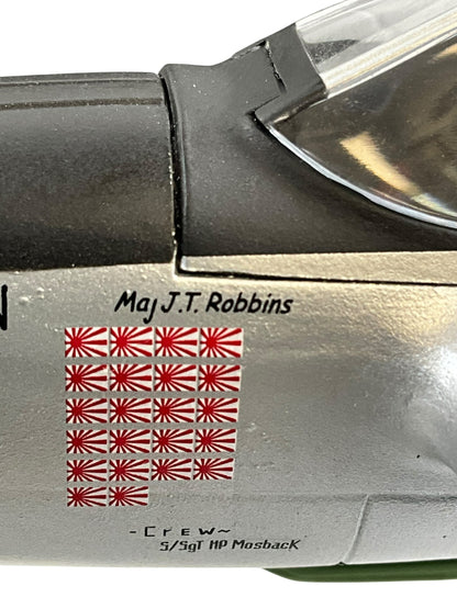 1/48 Armour/Franklin Mint (98170) Lockheed P38 Lightning "Jandina IV" flown by Major J.T.Robbins (22 Kills) 80FS-8FG U.S.A.A.F. (Limited Edition) P38 2001 Release