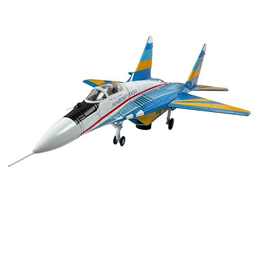 1/72 Corgi (US37505) MiG29A Fulcrum-C (White 102) "Ukrainian Falcons Display Team" Intl Air Tattoo, RAF Fairford 1997, Ukraine Air Force (Limited Edition #0562 of Only 1000)