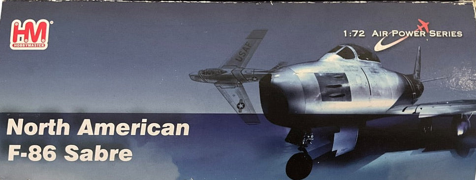 1/72 HobbyMaster (HA4306) North American F86F Sabre (c/n 51-2910) "Beauteous Butch II" flown by Joseph C. McConnell Jr. {TOP ACE with 16 Kills) Suwon AB, South Korea 1953, 39th FS, 51st FW, U.S.A.F. (Limited Edition of 1000)