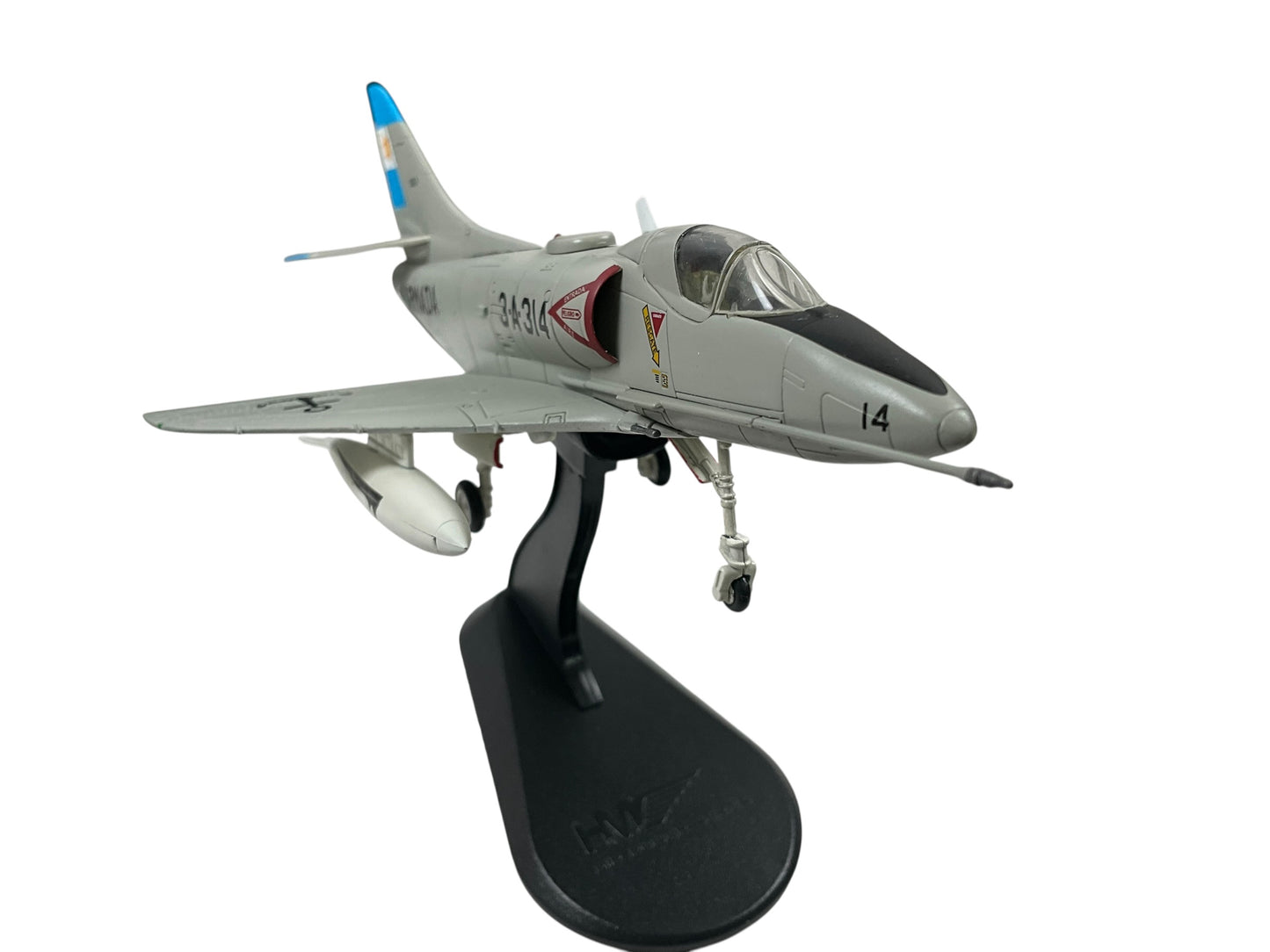 1/72 HobbyMaster (HA1419) Douglas A4Q Skyhawk (3A-314) flown by Lt. Marcelo Gustavo Marquez, Falklands May 1982, 3 Escuadrilla de Caza y Ataque, Armada Argentina (Limited Edition of Only 700)