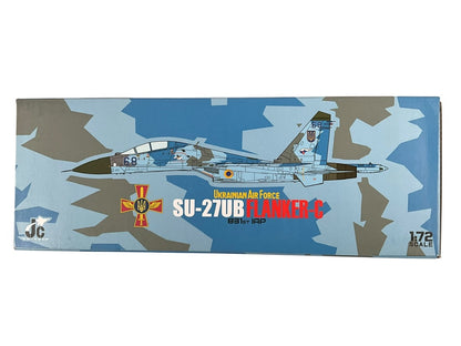 1/72 JC Wings (JCW-72-SU27-009) Sukhoi Su27UB Flanker-C (Blue 68) "Sky Blue Splinter Pattern Camo" 831 IRP, Ukraine Air Force (Limited Edition #270 of 600)