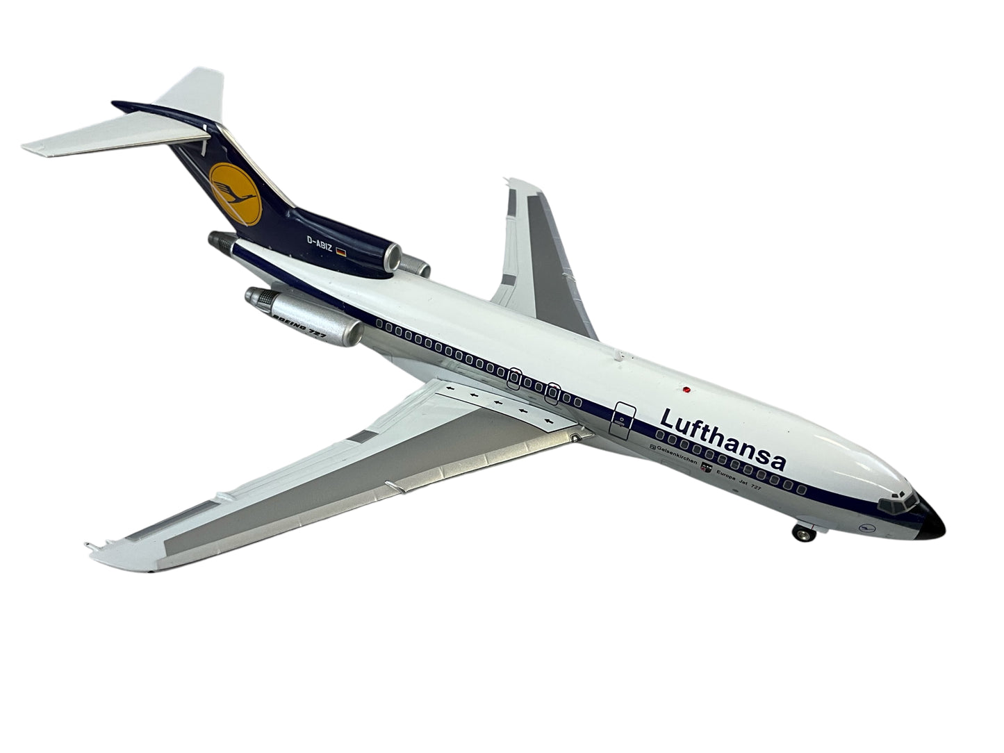 1/200 (Inflight200) J-Fox (JF-727-1-004P) BOEING B727-100 (D-ABIZ) ""Gelsenkirchen" 5th Livery Lufthansa (Limited Edition)