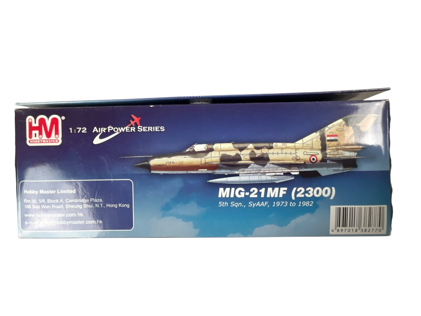 1/72 HobbyMaster (HA0143) Miikoyan MiG21MF Fishbed 1973-1982 5th Sqdn, Syrian Arab Air Force (Limited Edition #037 of Only 850)