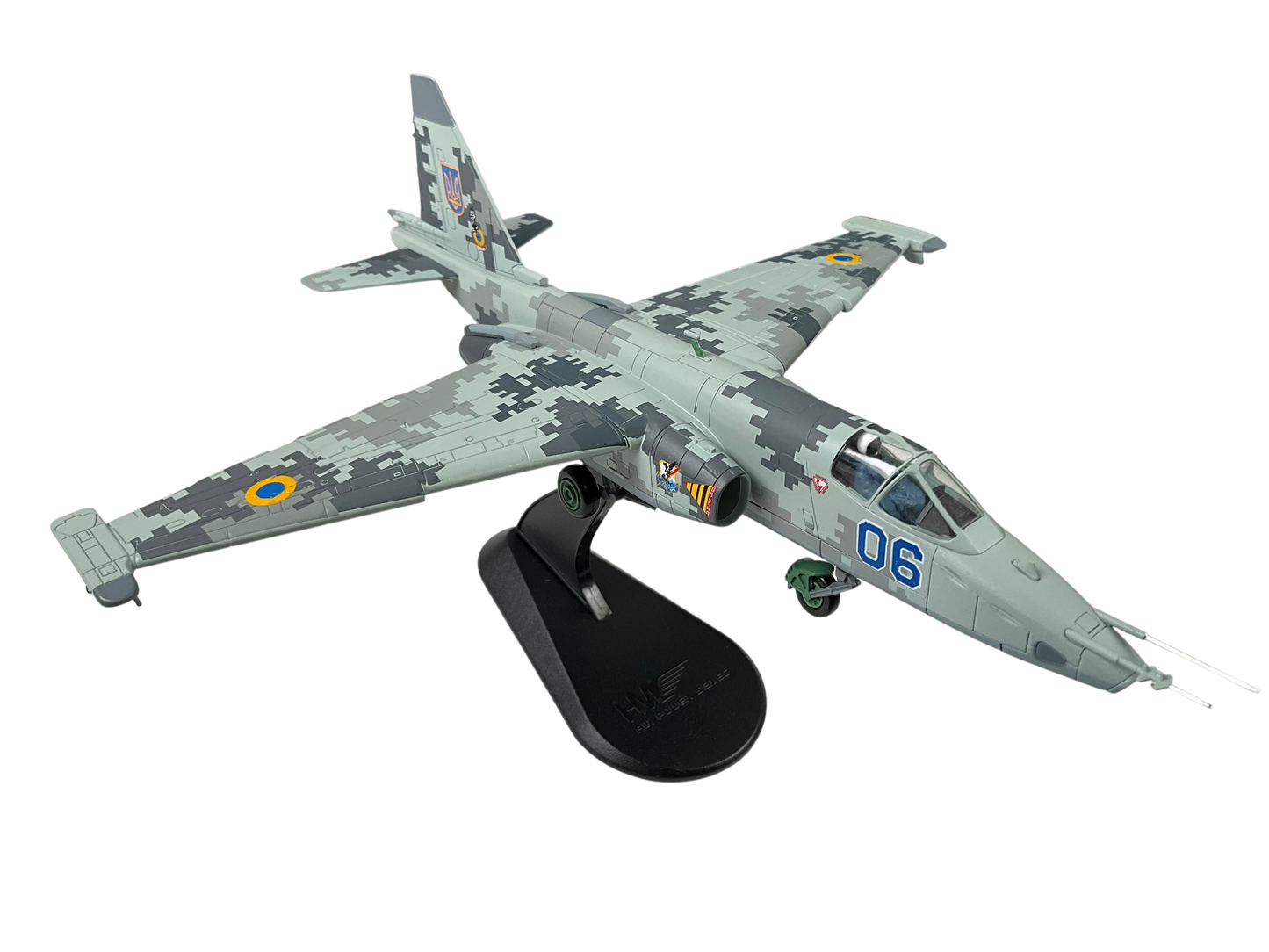 1/72 Hobbymaster (HA6102) Sukhoi SU25M1 Frogfoot (Blue 06) "Winter Digital Camoflage"  Nikolaev 2014, 299 Aviation Brigade, Ukraine Air Force
