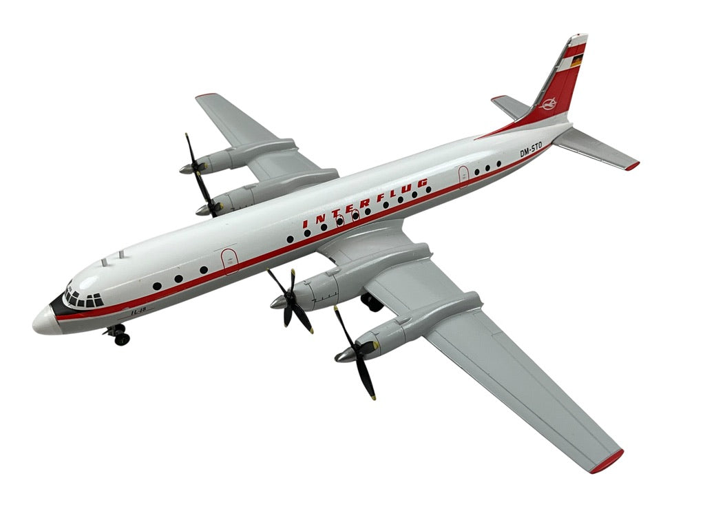 1/200 Herpa (572873) Ilyushin IL18 (DM-STO) Interflug (Limited Edition) 2025 Release
