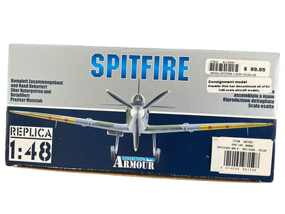 1/48 Armour/Franklin Mint (98159/B11B306) Supermarine Spitfire MK.Vb "Clipped Wings" (W3834/YO+Q) 401 "Ram " Sqdn R.C.A.F. (Limited Edition)