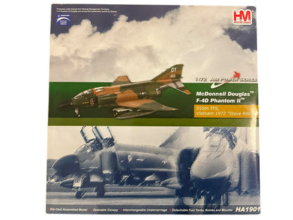 1/72 Hobbymaster (HA1901) MacDonnell Douglas F4D Phantom II flown by 1/72 Hobbymaster (HA1901) MacDonnell Douglas F4D Phantom II (66-7463) flown by Richard S. Ritchie Udorn RTAFB, Thailand 1972, 555th TFS, 432nd TRW, U.S.A.F. (Limited Edition Only 2204)