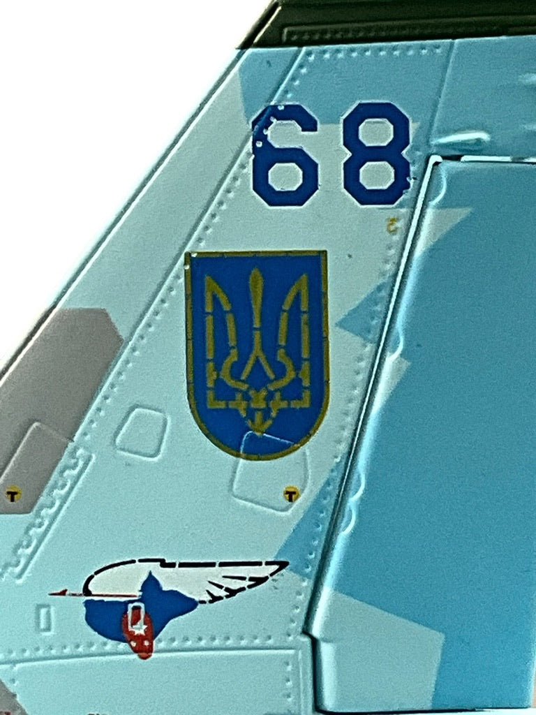 1/72 JC Wings (JCW-72-SU27-009) Sukhoi Su27UB Flanker-C (Blue 68) "Sky Blue Splinter Pattern Camo" 831 IRP, Ukraine Air Force (Limited Edition #270 of 600)