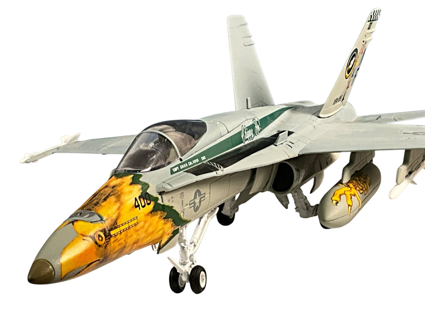 1/48 Armour/Franklin Mint (Art.98017 / B11B200) McDonnell Douglas F18C Hornet (400 / 163758) "Chippy Ho" USS Independence VFA-195 "Dam Busters" 1943-1995 U.S.Navy (Limited Edition)