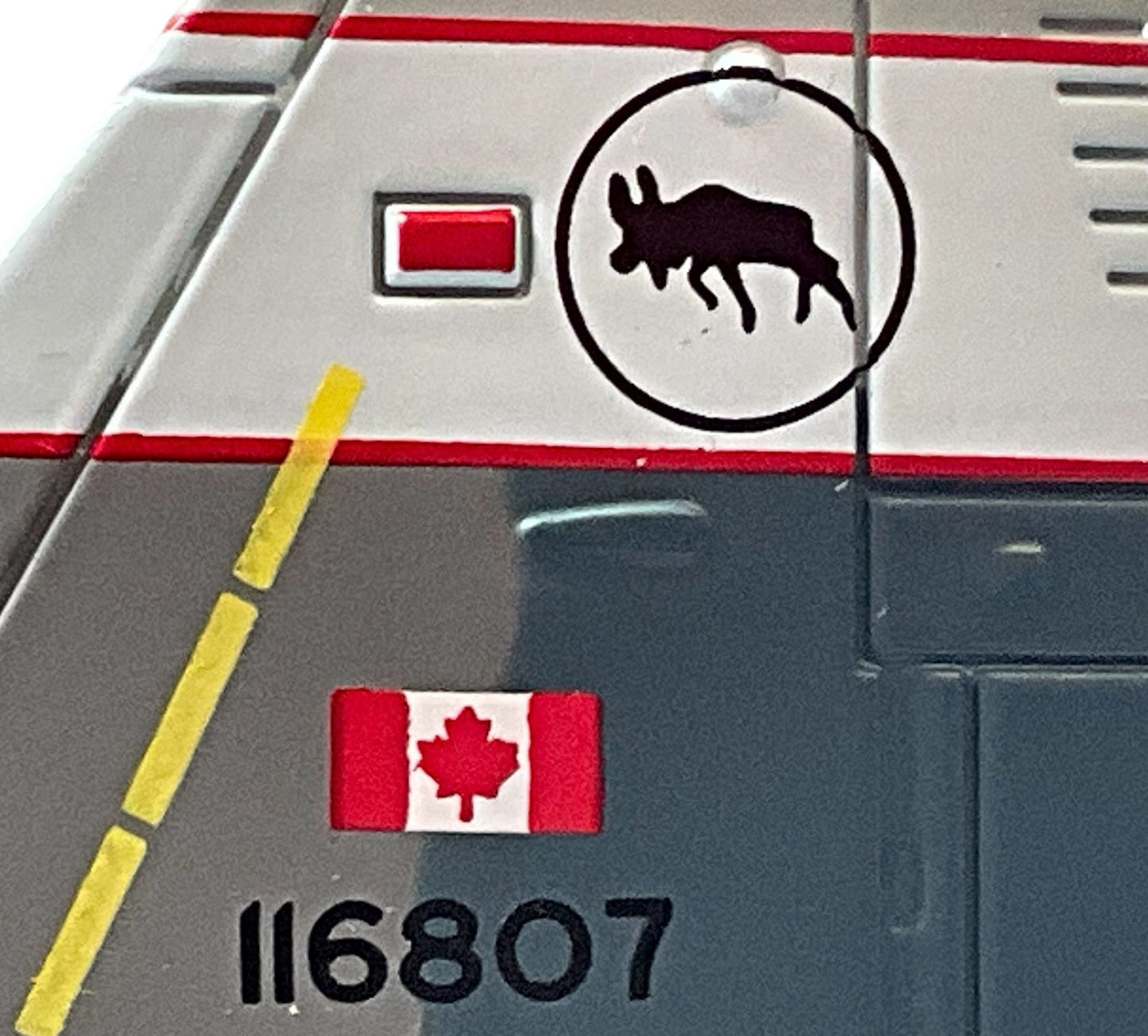 1/72 Hobbymaster (HA33015) Canadair CF5D Freedom Fighter (116807) 3 Tone Blue & Grey Camo 1979  419 "Moose" Sqdn, Canadian Armed Forces (Limited Edition) 2026 Release