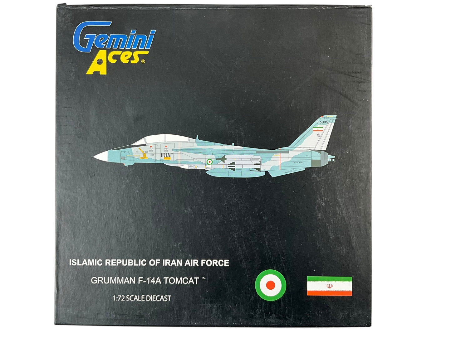 1/72 Gemini Aces (GA-IRA-110-01) Grumman F14A Tomcat (3-6005) Grey & Blue Camo Islamic Republic of Iran Air Force (Limited Edition #409 of Only 500) 2014 Release