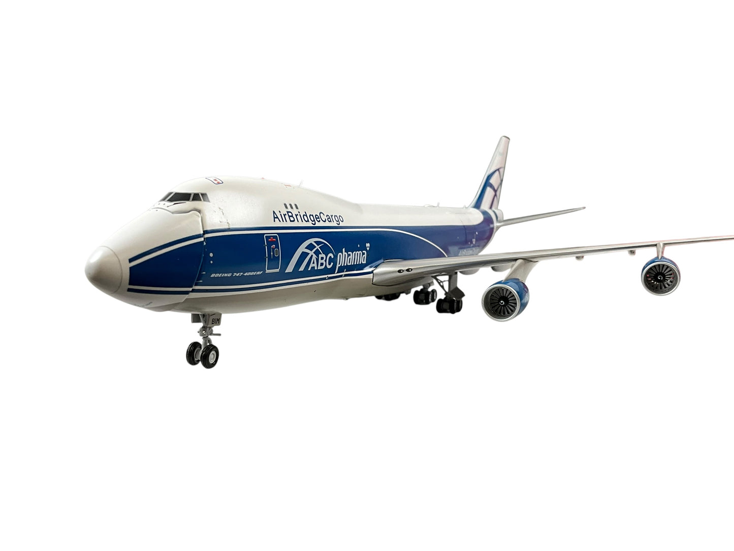 1/200 Gemini200 (G2ABW934) Boeing B747-400F (VP-BIM) "ABC pharma" (Interactive Series) AirBridge Cargo (limited Edition) 2021 Release