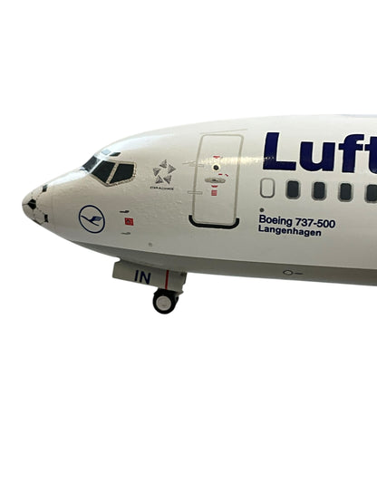 1/200 JC200 (XX2381) Boeing B737-500 (D-ABIN) "Langenhagen"- DLH 6th Livery with Football Nose - Lufthansa (Limited Edition)